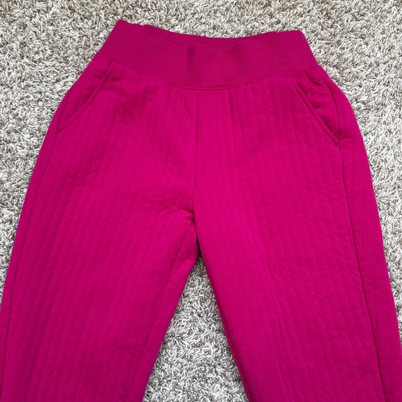 A New Day Lounge Wear Set Streetwear Quilted Crewneck Jogger Pink size Medium - Picture 8 of 13